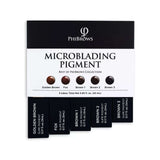 PhiBrows Microblading Set 5: SUPE Pigment Set + Master Blade U304 0.18 50pcs