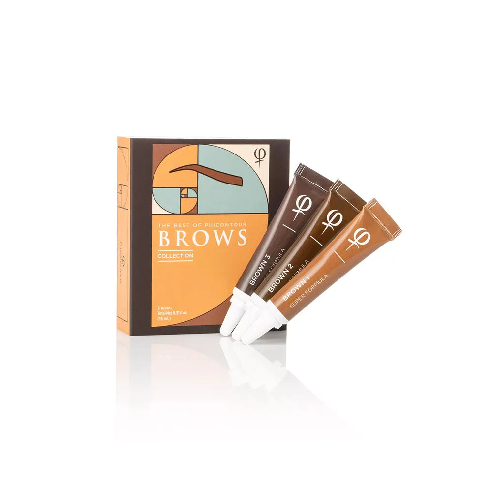 Colección PowderBrows, set de pigmentos PhiContour SUPER, 3 x 0,17 fl.oz 