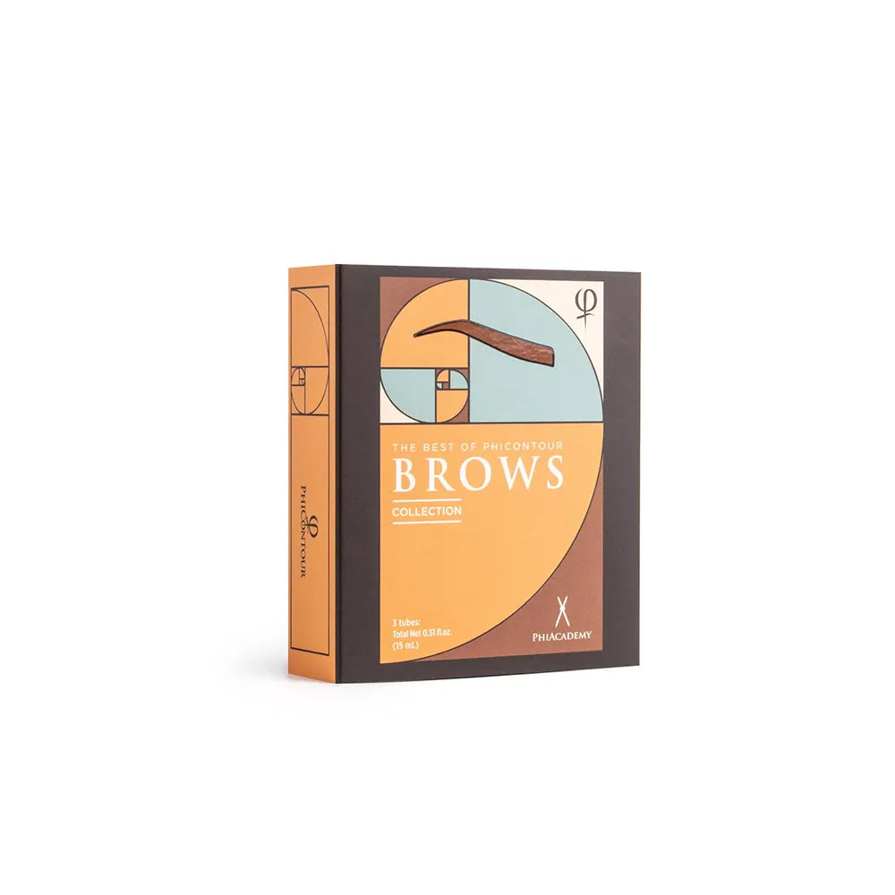 Colección PowderBrows, set de pigmentos PhiContour SUPER, 3 x 0,17 fl.oz 