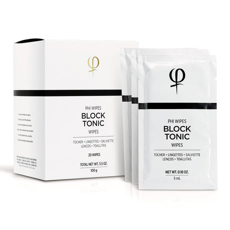 PhiWipes Block Tonic Serum Wipes (20 pcs/1 Pack)