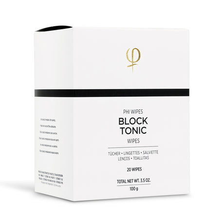 PhiWipes Block Tonic Serum Wipes (20 pcs/1 Pack)