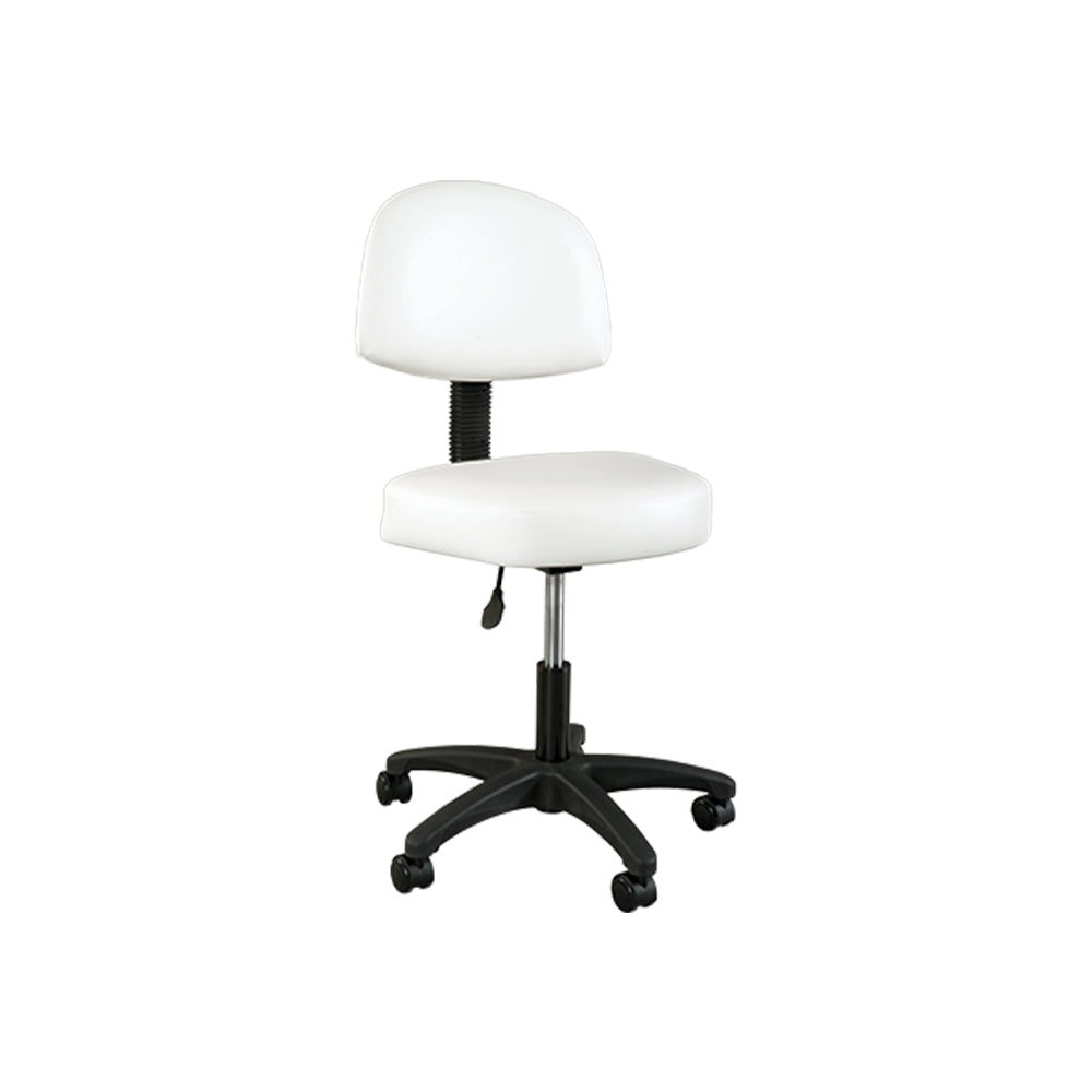 Silhouet-Tone Comfort Stool with Backrest