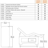 Silhouet-Tone Nevada Premium 1 Cushion Treatment Bed