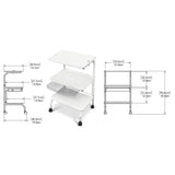 Silhouet-Tone TX3 Auxiliary Table with Electrical Outlet