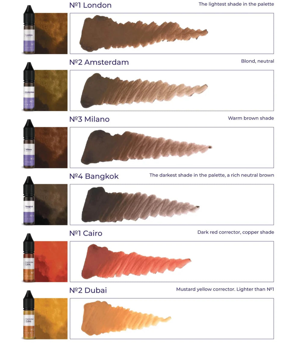Hanafy Mineral Eyebrows Pigment Set
