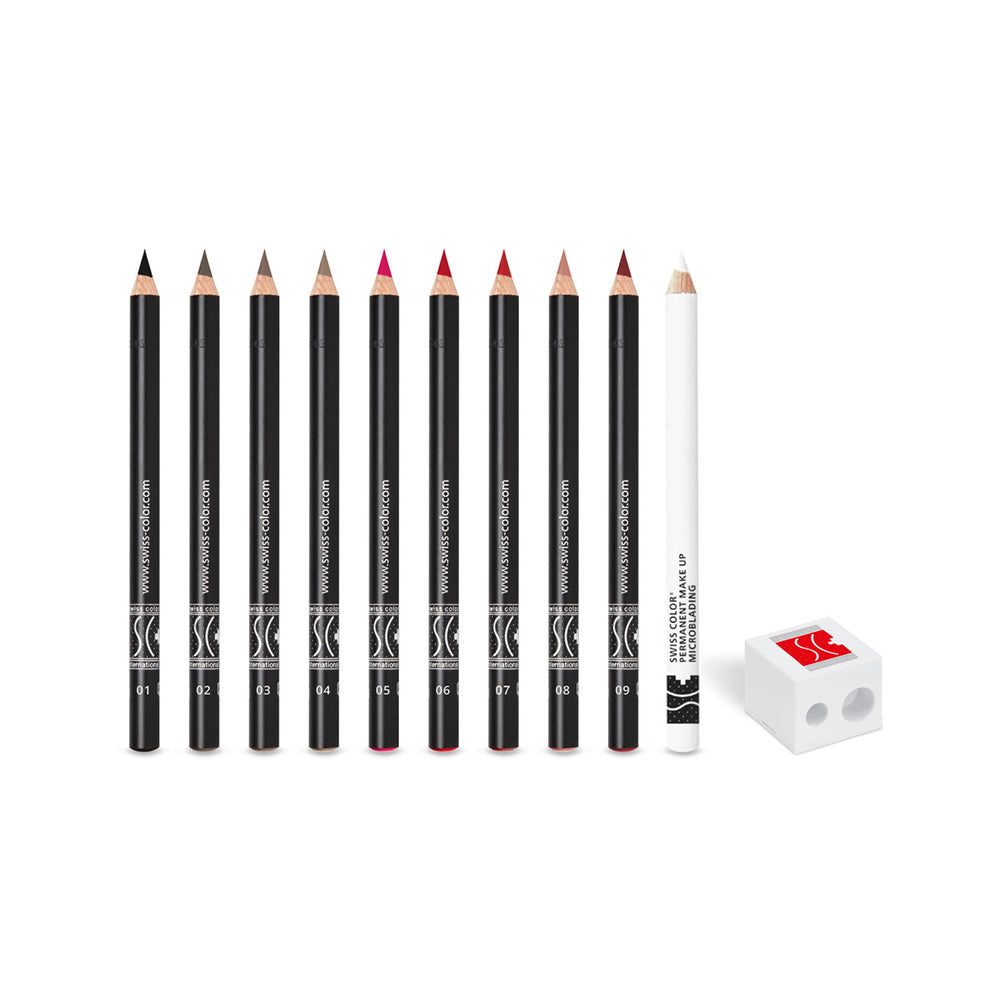 Swiss Color Contour Drawing Pen Set 8+2