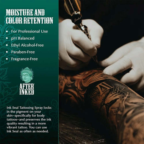 After Inked Ink Seal Tattooing Spray – 4oz (118ml)