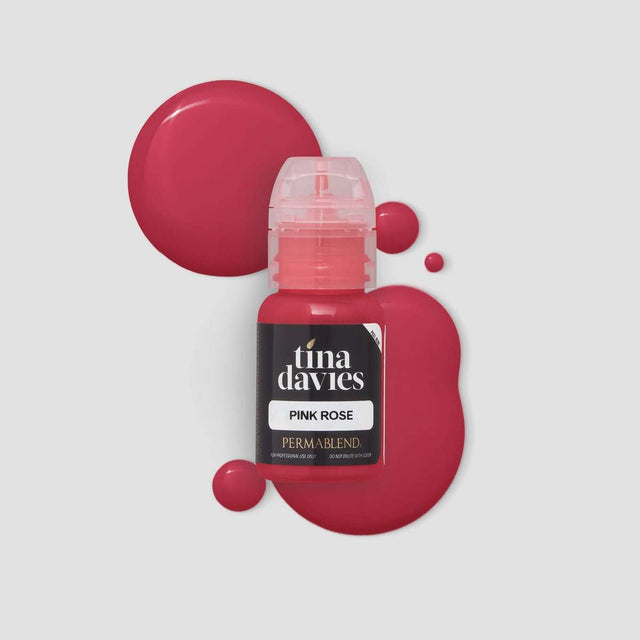 Pink Rose Tina Davies Perma Blend Pigment - Lip Tattoo Pigment for Lip Blush 0.5 oz