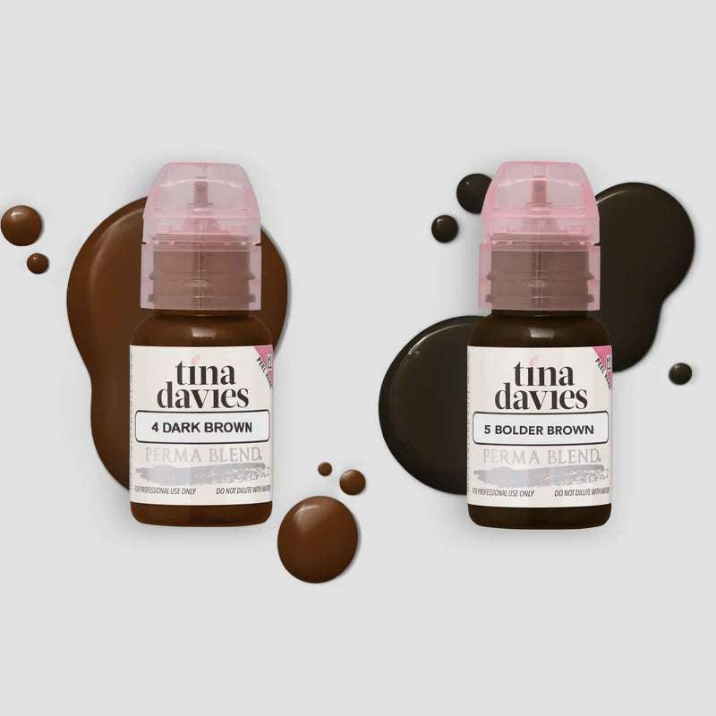 tina davies i love ink set dark brown bolder brown