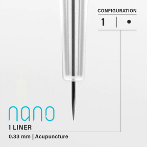 Vertix Nano Liner 1 0.33 mm pmu tattoo cartridge needles