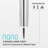 vertix nano round liner tight 3 0.20 mm