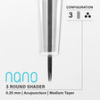 vertix nano shader 3 0.25 mm pmu tattoo cartridge needles