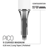 Vertix Pico Curved Magnum - Long Taper - 11 needles, 0.25 mm - CART-1102