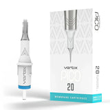 Vertix Pico 7 Flat Magnum 0.25 mm Long Taper PMU Needle Cartridges (20pcs/1box)