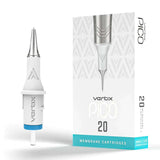 Vertix Pico 3 Flat Magnum 0.25 mm Long Taper PMU Needle Cartridges (20pcs/1box)