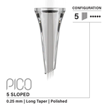Vertix Pico Sloped - Long Taper - 5 needles, 0.25 mm - CART-959