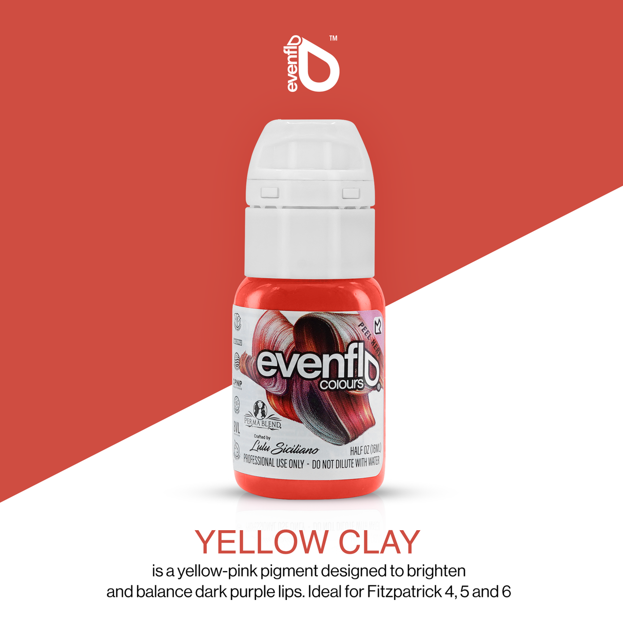 Yellow Clay Evenflo Pigment 0.5 oz (15 ml)